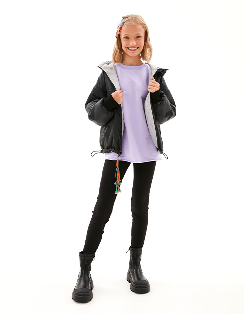 Куртка двухсторонняя для девочки