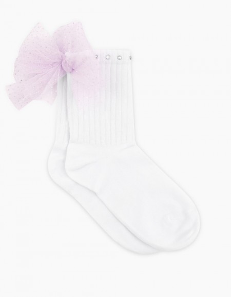Белые носки для девочки