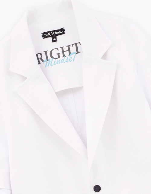 Белый пиджак для мальчика