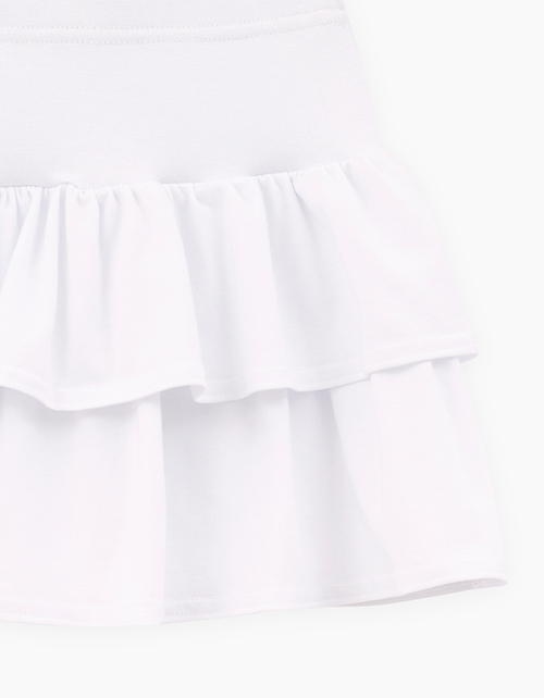 Белая юбка для девочки