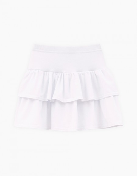 Белая юбка для девочки