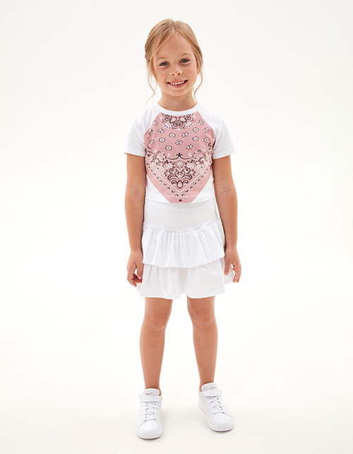 Белый топ для девочки