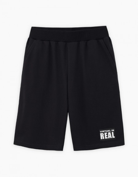 Чёрные шорты для мальчика