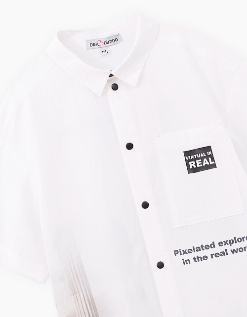 Белая рубашка для мальчика