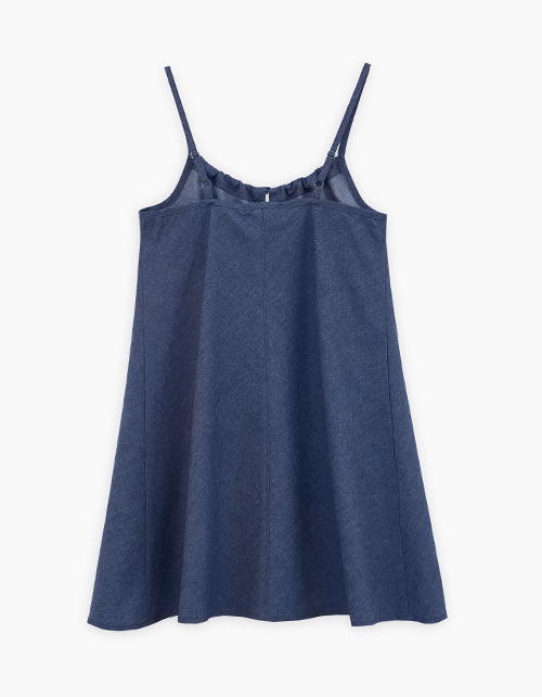 Джинсовый сарафан для девочки