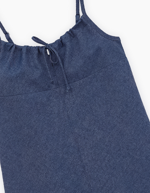 Джинсовый сарафан для девочки