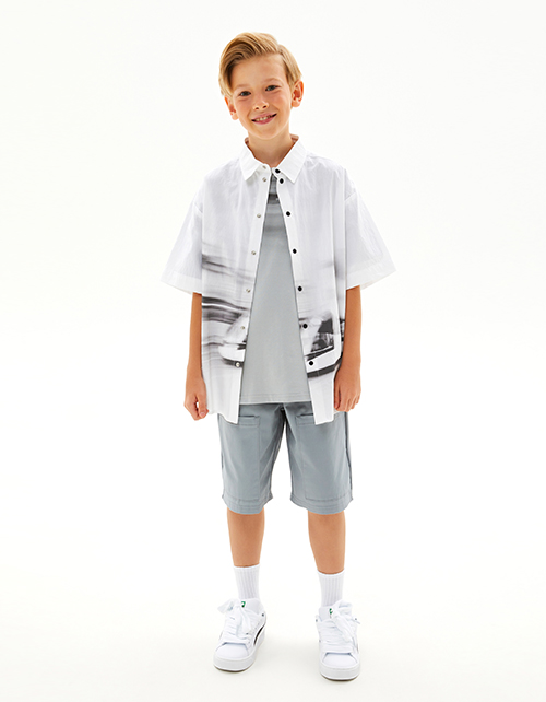 Белая рубашка для мальчика