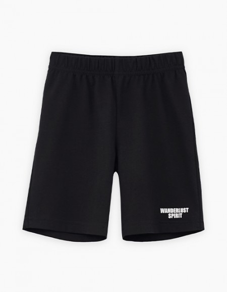 Чёрные шорты для мальчика