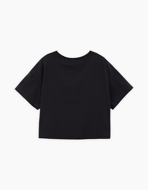 Чёрный топ для девочки