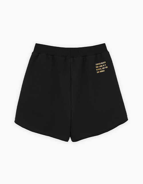 Чёрные шорты для девочки