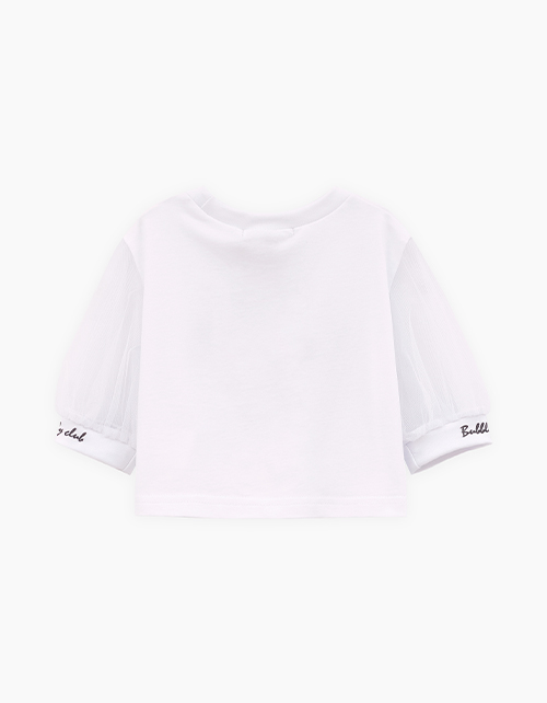 Белая футболка для девочки