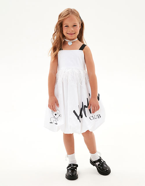 Белое платье для девочки