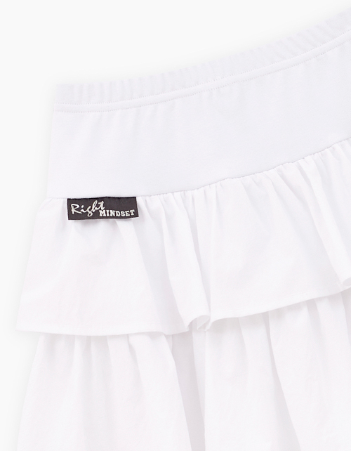 Белая юбка для девочки