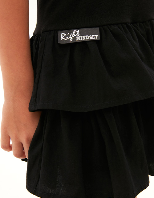 Чёрная юбка для девочки