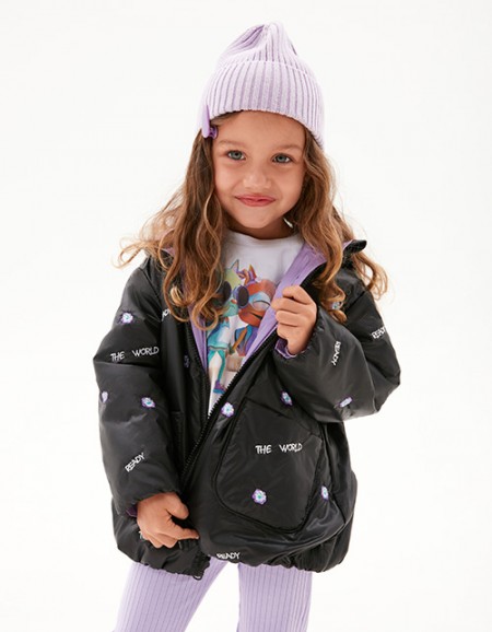 Куртка двухсторонняя для девочки