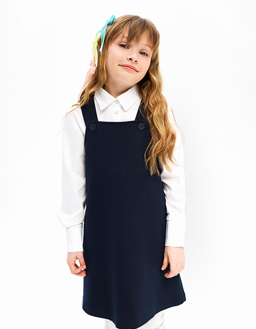 Белая блузка для девочки