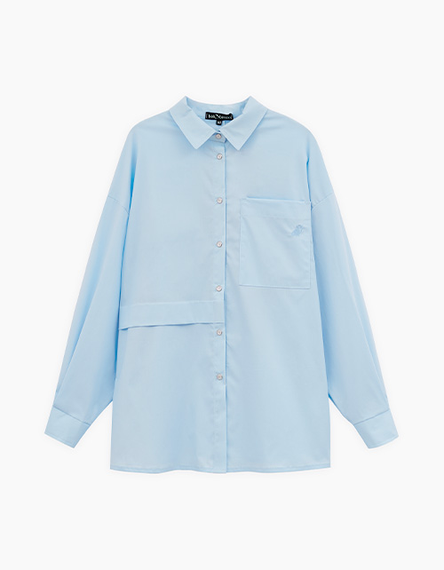 Голубая блузка для девочки