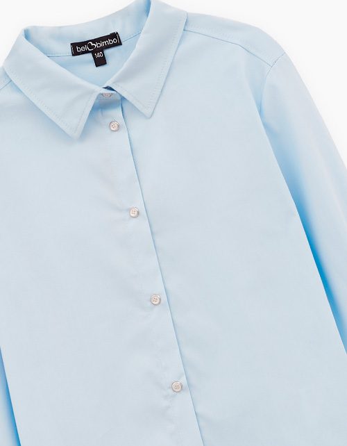 Голубая блузка для девочки