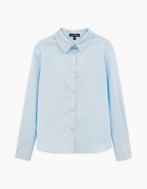 Голубая блузка для девочки