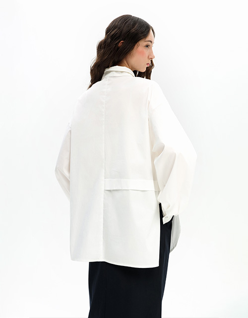 Белая блузка для девочки