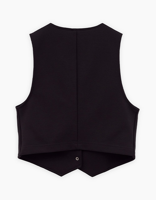 Чёрный жилет для девочки