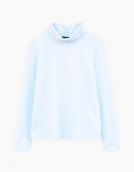 Голубой гольф для девочки Голубой гольф для девочки