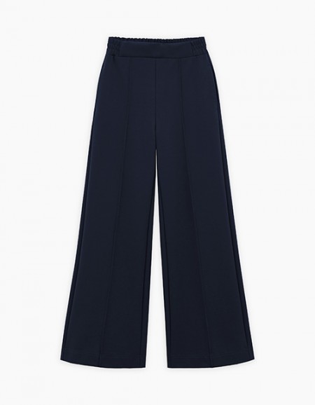 Тёмно-синие брюки для девочки Тёмно-синие брюки для девочки