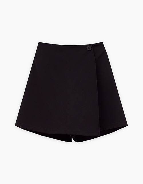 Чёрная юбка-шорты для девочки