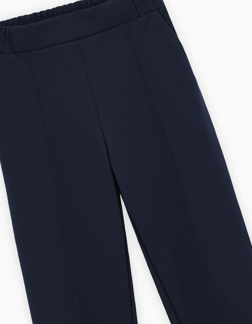 Тёмно-синие брюки для девочки