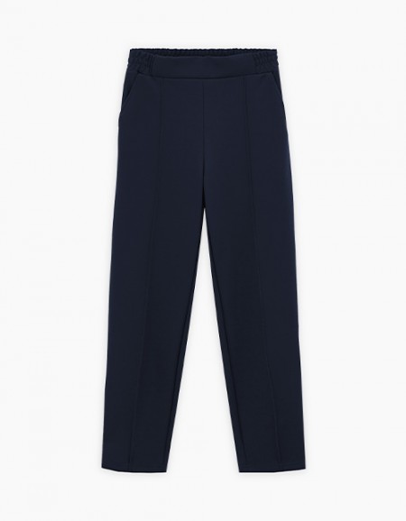 Тёмно-синие брюки для девочки