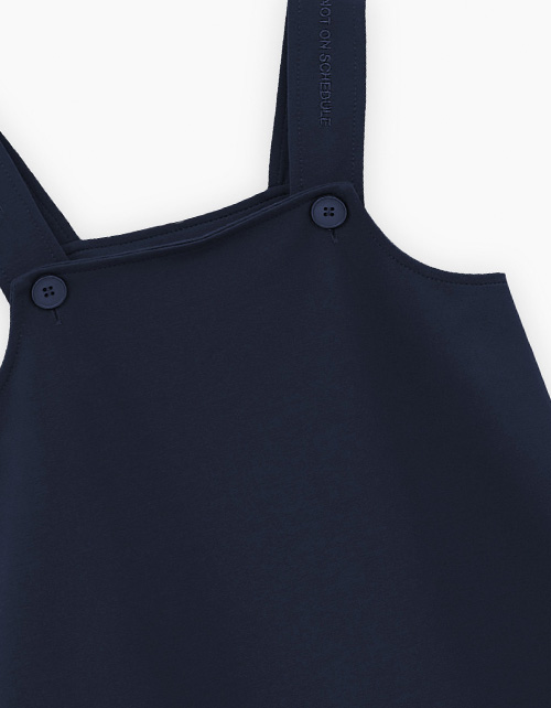 Тёмно-синий сарафан для девочки