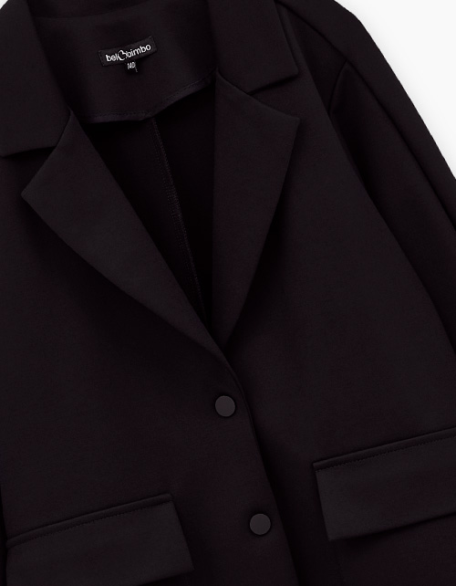 Чёрный жакет для девочки