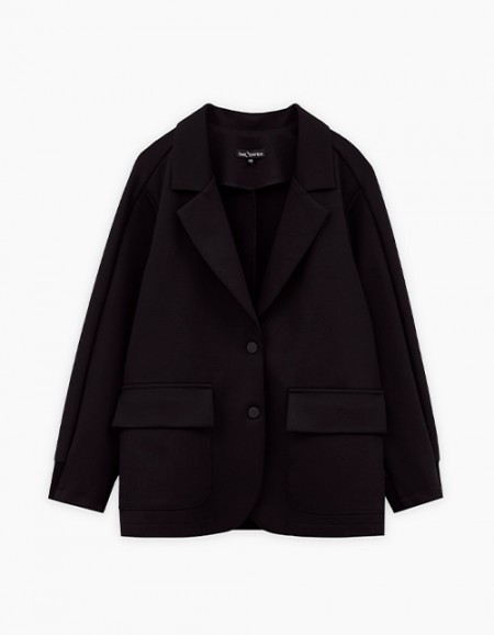 Чёрный жакет для девочки Чёрный жакет для девочки