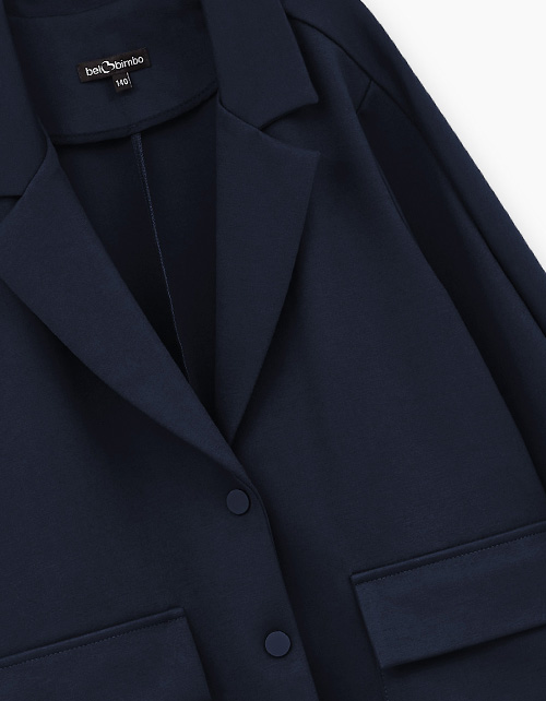 Тёмно-синий жакет для девочки