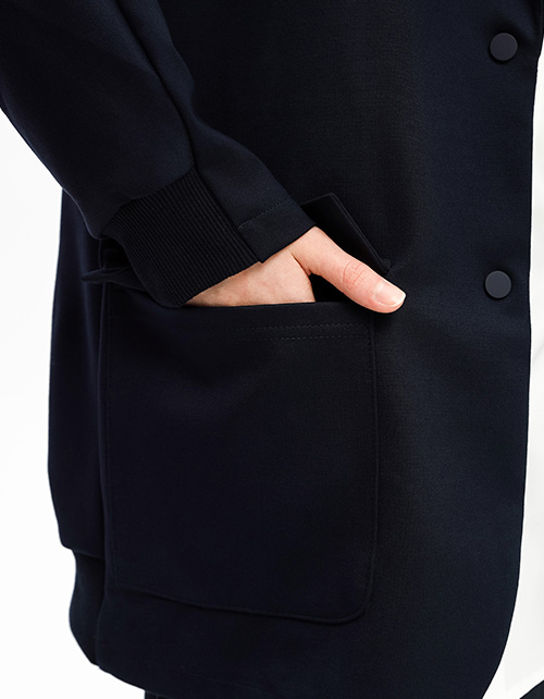 Тёмно-синий жакет для девочки