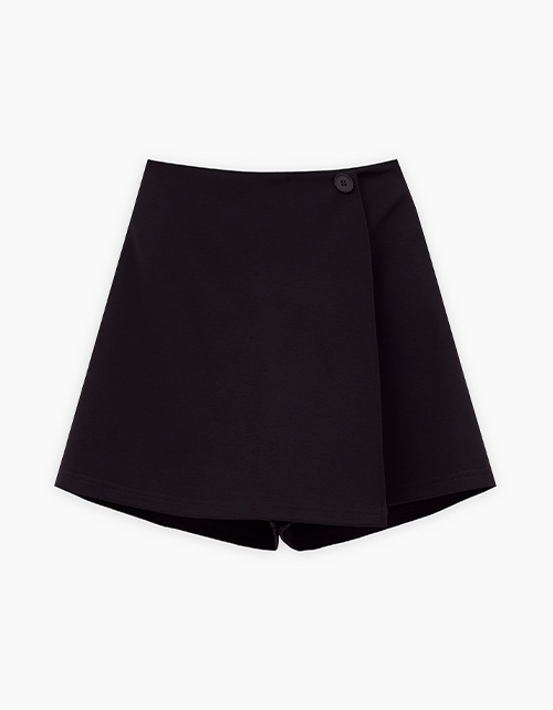 Чёрная юбка-шорты для девочки