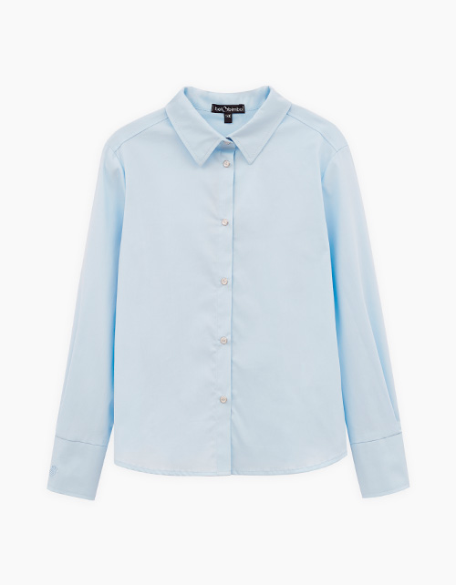 Голубая блузка для девочки
