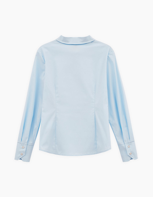 Голубая блузка для девочки