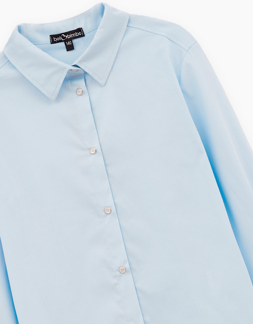 Голубая блузка для девочки