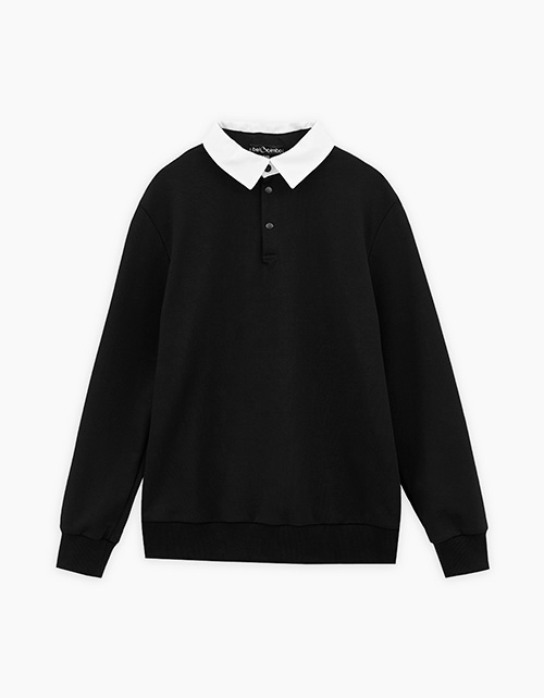 Чёрный джемпер-обманка для мальчика