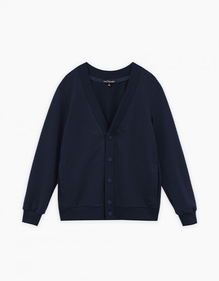 Тёмно-синий кардиган для мальчика