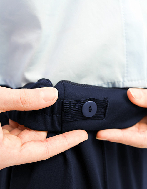 Тёмно-синие брюки для девочки