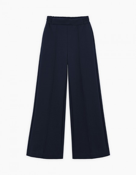 Тёмно-синие брюки для девочки