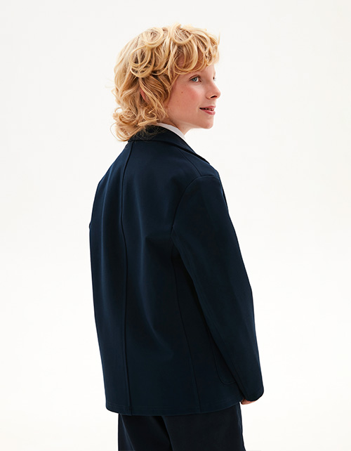 Тёмно-синий пиджак для мальчика