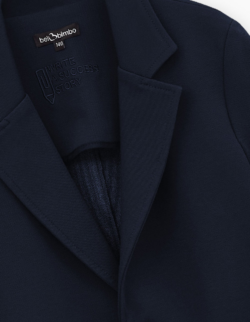 Тёмно-синий пиджак для мальчика