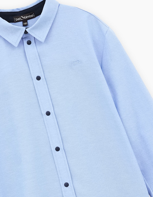 Голубая рубашка для мальчика