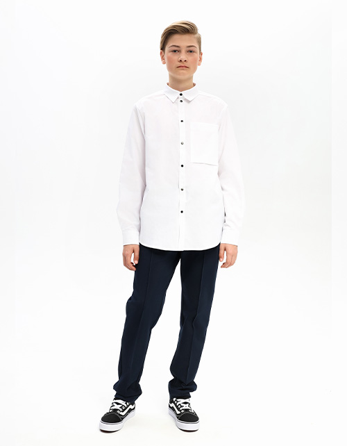 Белая рубашка для мальчика