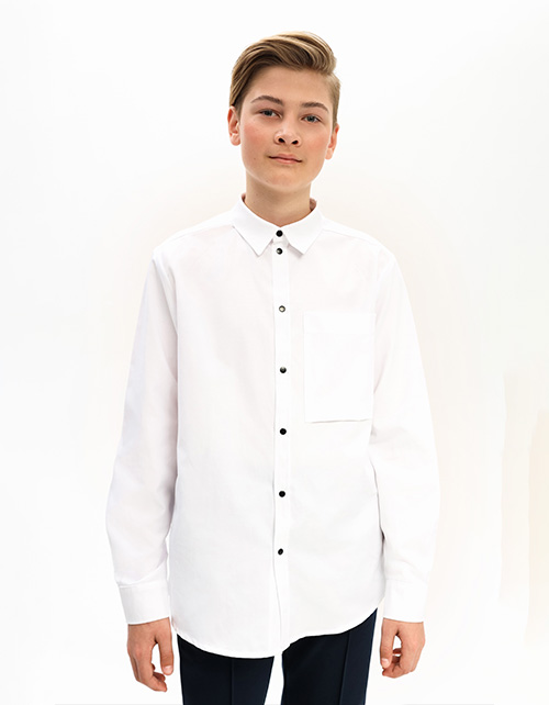 Белая рубашка для мальчика