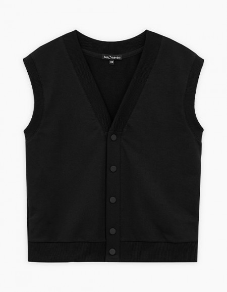 Чёрная жилетка для мальчика