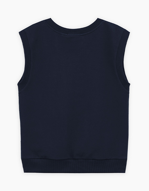 Тёмно-синяя жилетка для мальчика